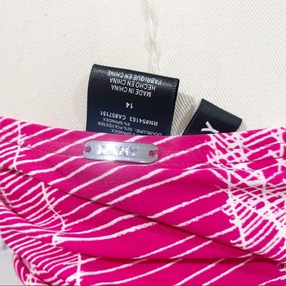 DKNY Pink‎ and White Striped Halter Swimsuit - Picture 7 of 10